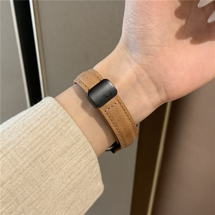 Cartoon Dog Design Strap for Apple Watch Series 10 9 8 7 SE 6 5 4 3 2 1 42mm 41mm 40mm 38mm Watch Band - Yellow