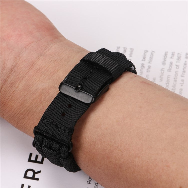 Nylon Watch Strap for Apple Watch Series 10 Ultra 9 8 7 SE 6 5 4 3 2 1 46mm 49mm 45mm 44mm 42mm Single Loop Wristband - Light Grey