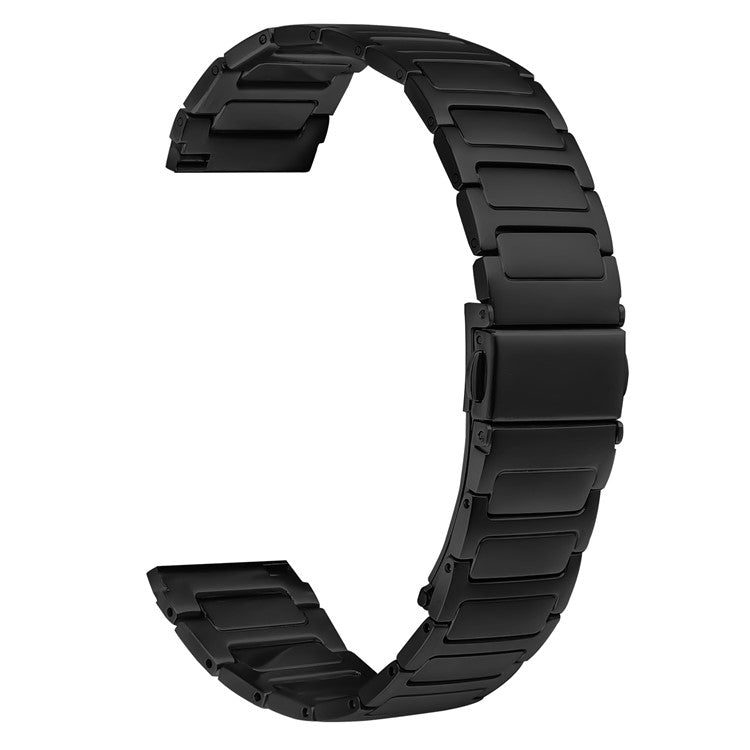 Metal Watch Band for Huawei Watch GT 4 46mm Adjustable Watch Strap - Black