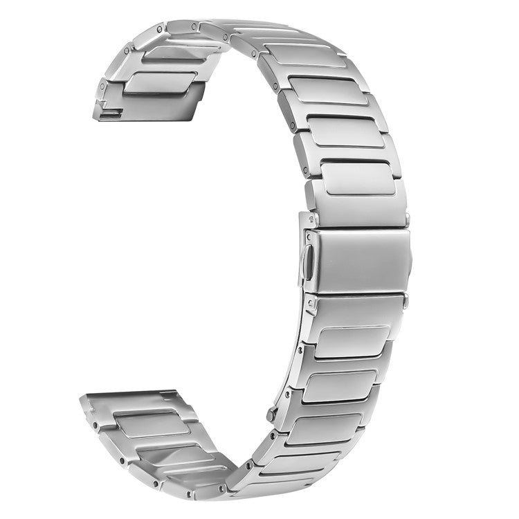 For Garmin Venu 3 Watch Band Silver Stainless Steel Metal Watch Strap