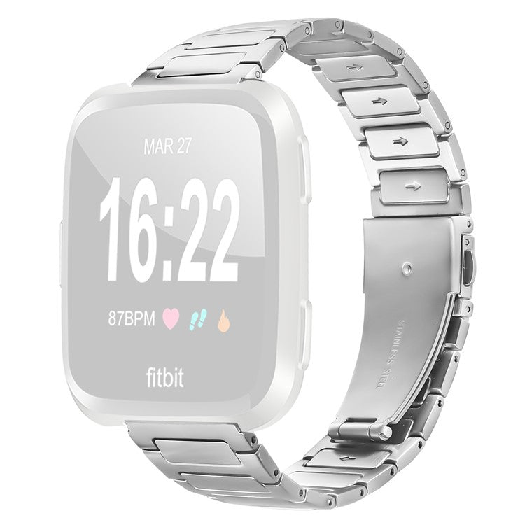 For Garmin Venu 3 Watch Band Silver Stainless Steel Metal Watch Strap