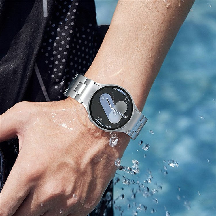 Watch Band for Samsung Galaxy Watch7 / Watch FE / Watch6 / Watch5 / Watch4 Stainless Steel Strap - Silver