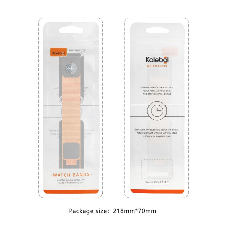 KALEBOL Nylon Watch Strap for Apple Watch Series 10 Ultra 9 8 7 SE 6 5 4 3 2 1 46mm 49mm 45mm 44mm 42mm Wrist Band with Compass - Black+Army Green