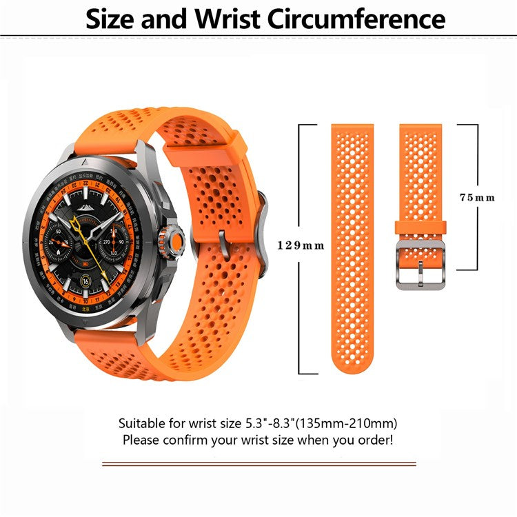 KALEBOL For Xiaomi Watch S4 Sport Silicone Watch Band Adjustable Strap Replacement - Black