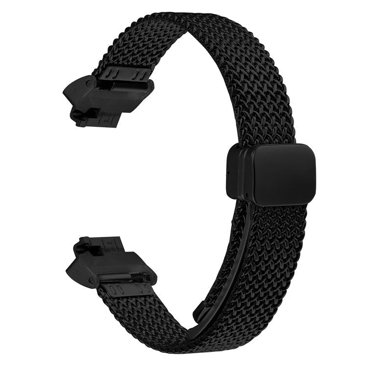 Milanese Stainless Steel Band for Fitbit Inspire HR / Inspire 2 / Inspire Herringbone Black Watch Strap