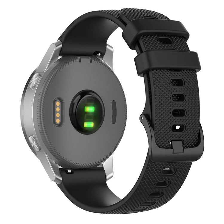 Bulk Purchasing 18mm Replacement Strap for Garmin Venu 3S / 2S / Vivomove 3S Smart Watch Band Grid Texture - Black