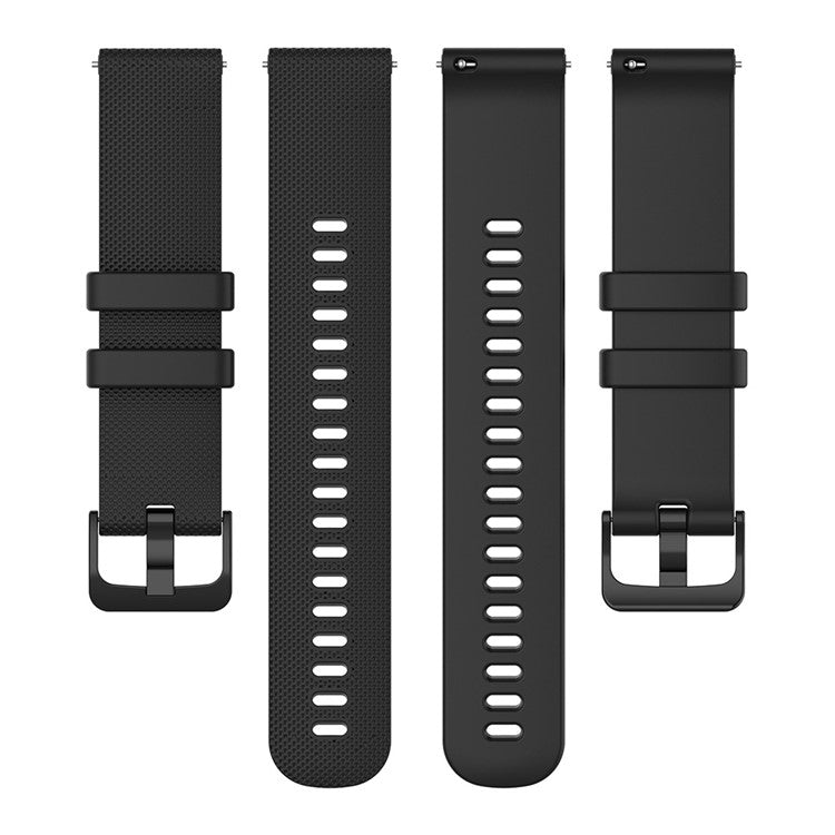 Bulk Purchasing 18mm Replacement Strap for Garmin Venu 3S / 2S / Vivomove 3S Smart Watch Band Grid Texture - Black