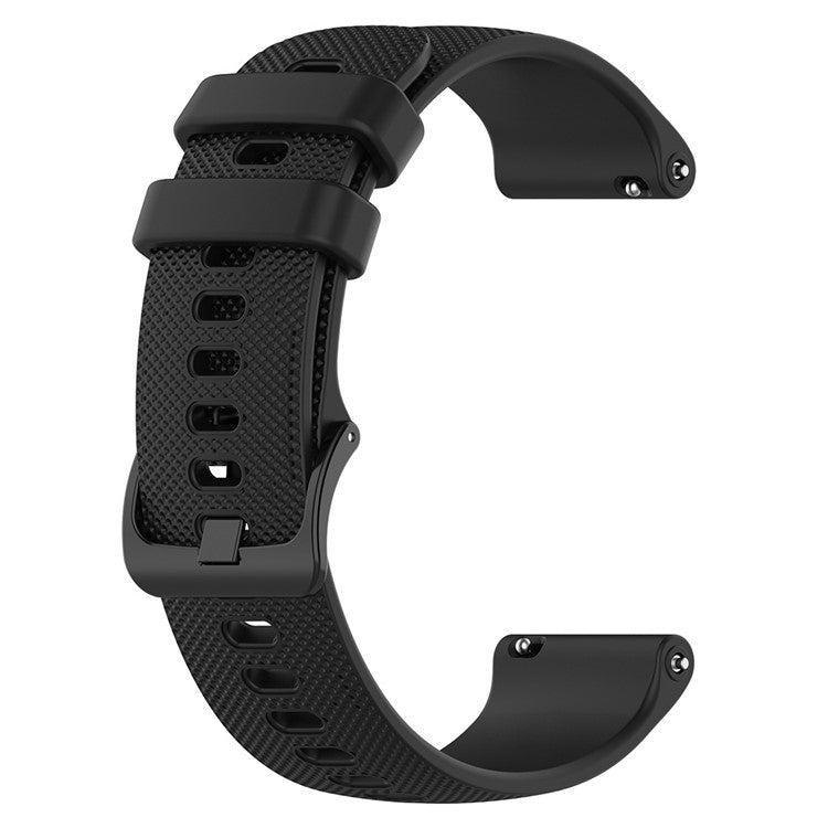 Bulk Purchasing 18mm Replacement Strap for Garmin Venu 3S / 2S / Vivomove 3S Smart Watch Band Grid Texture - Black