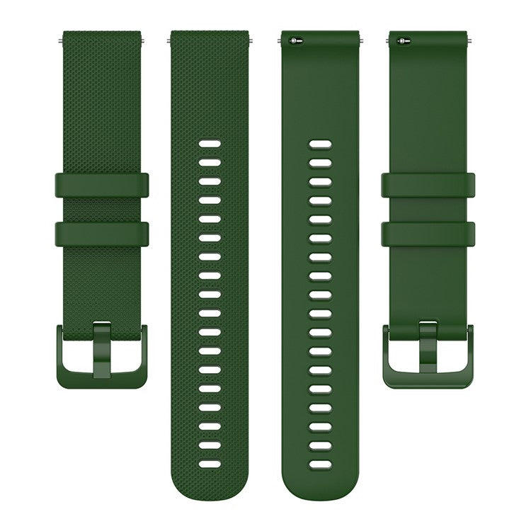 Bulk Purchasing 18mm Replacement Strap for Garmin Venu 3S / 2S / Vivomove 3S Smart Watch Band Grid Texture - Army Green