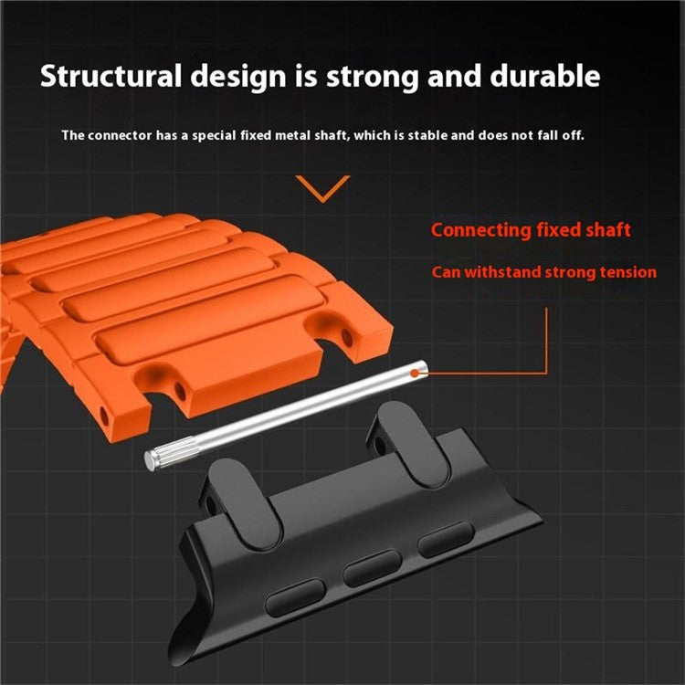 Thickened Silicone Strap for Apple Watch Series 10 Ultra 9 8 7 SE 6 5 4 3 2 1 46mm 49mm 45mm 44mm 42mm Watch Band - Army Green