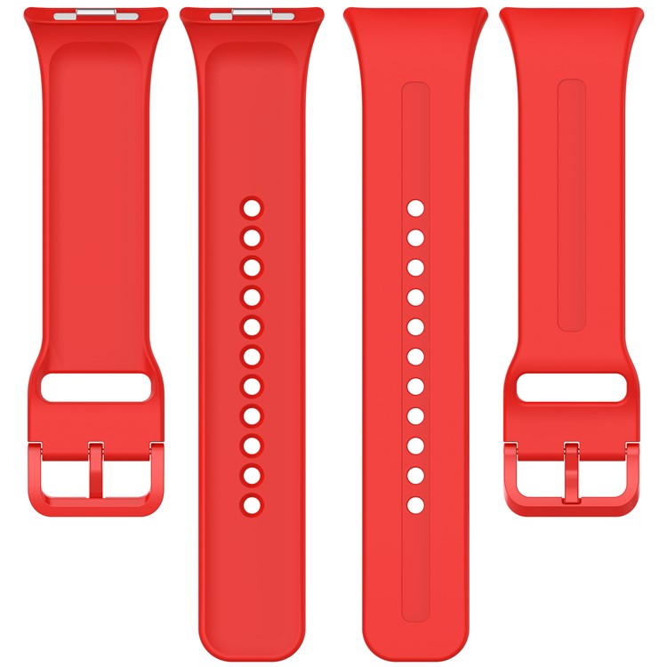 Silicone Strap for Xiaomi Redmi Watch 5 Adjustable Watch Band with Colored Buckle - Pink