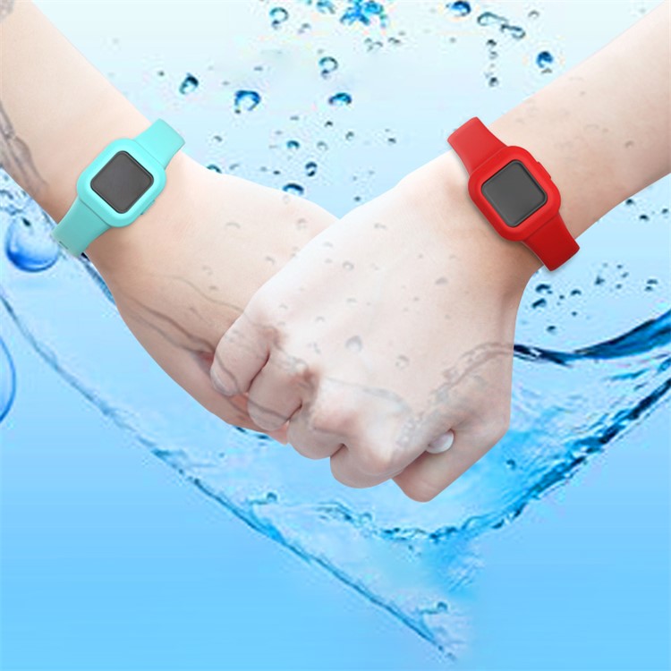 Solid Color Silicone Watch Band Strap for Garmin Vivofit jr 3 - Orange