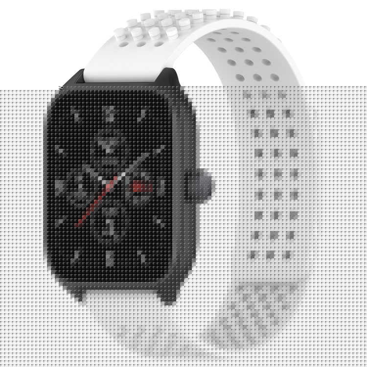 KALEBOL 20mm Silicone Strap for Samsung Galaxy Watch6 Classic 47mm / 43mm / Huawei Watch GT 3 Pro 43mm Flat Push Type Watch Band - White