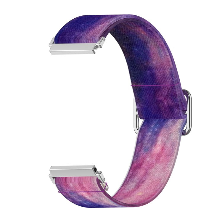 20mm Nylon Watch Band Replacement Watchstrap for Samsung Galaxy Watch Active/Active 2 - Starry Sky
