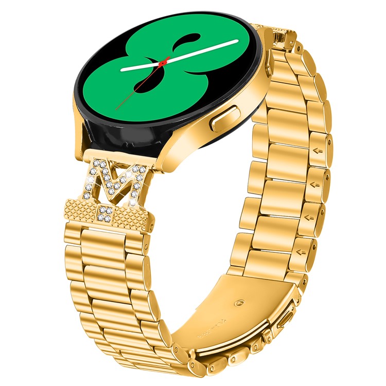 Replacement Strap for Garmin Vivomove Sport / Venu 2 Plus M-Type Stainless Steel Watch Band - Gold