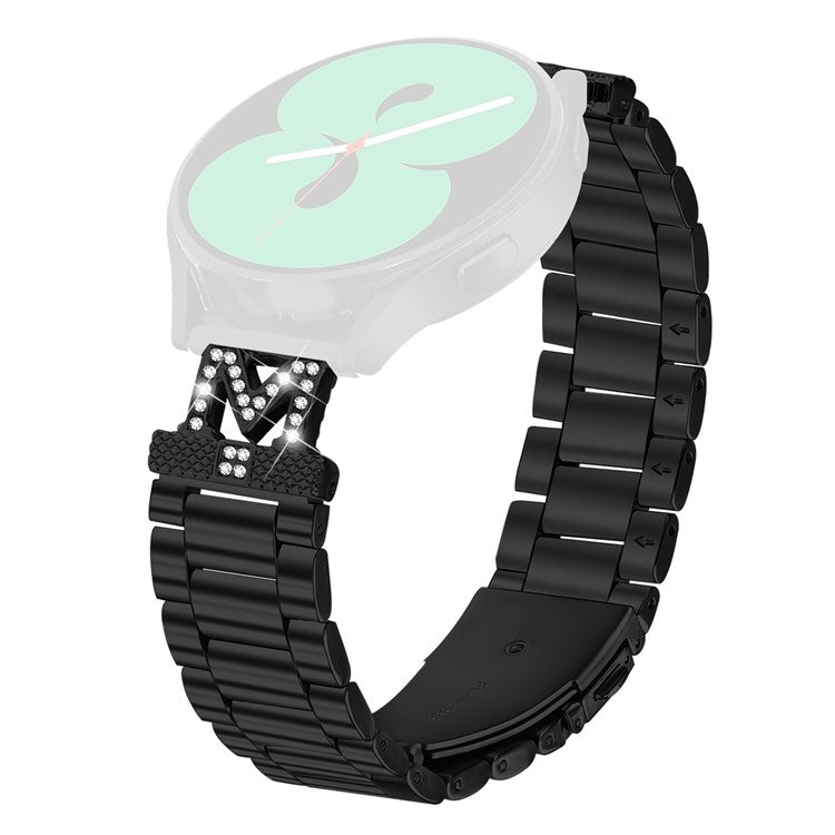 Replacement Strap for Garmin Forerunner 55 / Venu Watch Band M-Type Stainless Steel - Black