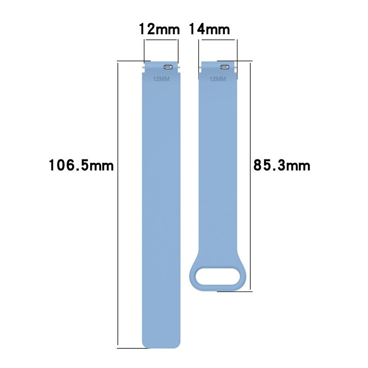 Magnetic Silicone Strap for Xiaomi Smart Band 9 NFC / 9 / 8 NFC / 8 Replacement Wristband with Connectors - Milk Tea+White