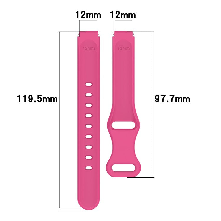 For Xiaomi Smart Band 9 / 8 Embossed Silicone Dual Color Strap Replacement Wristband - Lavender+Purple
