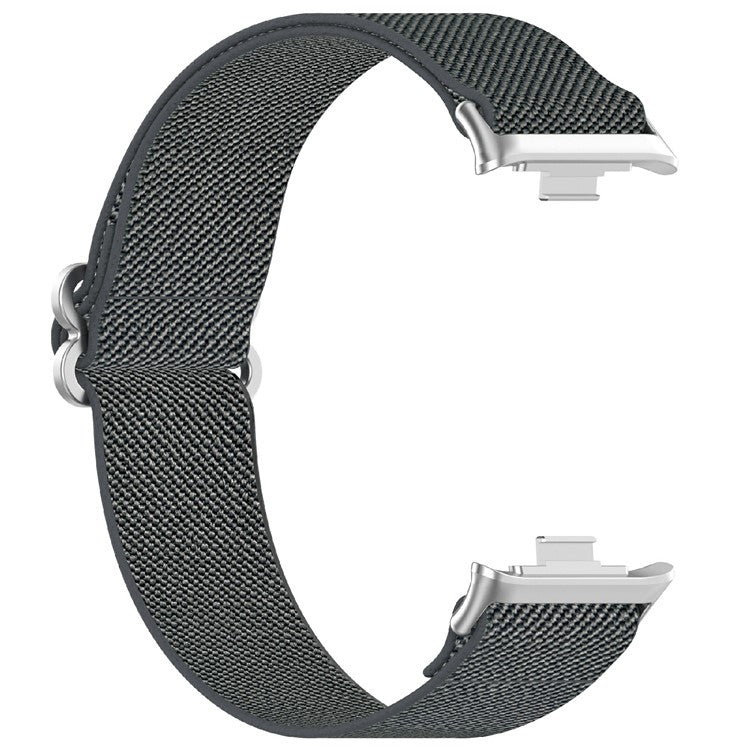 Replacement Strap for Xiaomi Smart Band 9 Pro / 8 Pro / Redmi Watch 5 / 4 Adjustable Elastic Nylon Watch Band - Dark Grey