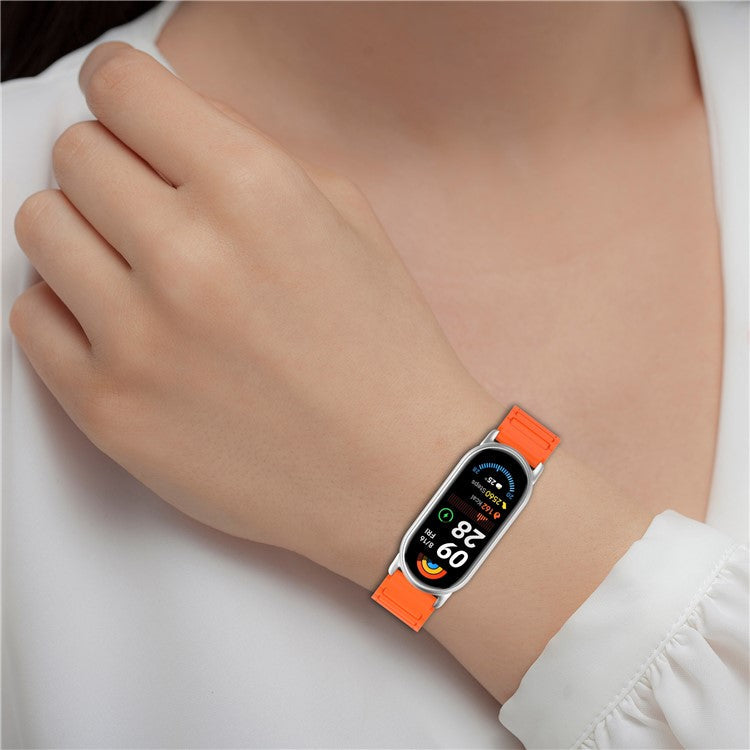 12mm Magnetic Watch Band Silicone Strap Compatible with 12mm Metal Frame / Connectors - Milk Tea White