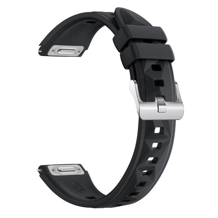 Watch Band for Huawei Watch GT 5 Pro 42mm / GT 5 41mm / GT 4 41mm Silicone Adjustable Strap - Black