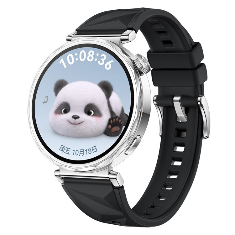 Watch Band for Huawei Watch GT 5 Pro 42mm / GT 5 41mm / GT 4 41mm Silicone Adjustable Strap - Black