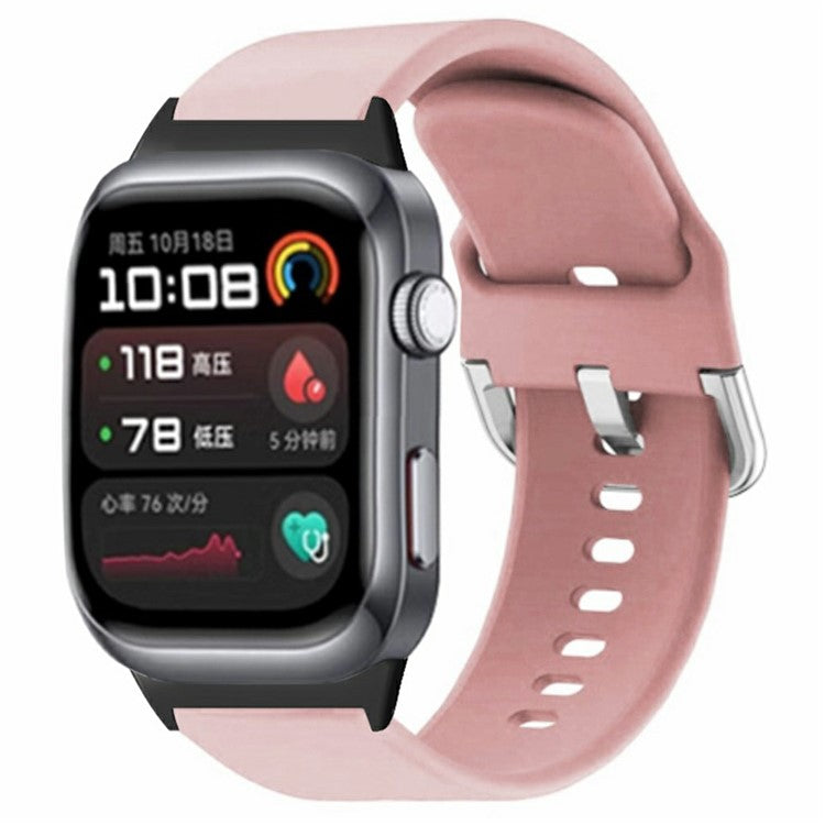 For Huawei Watch D2 Silicone Wristband Replacement Strap with Shieldable Air Cushion Reminder Function - Pink