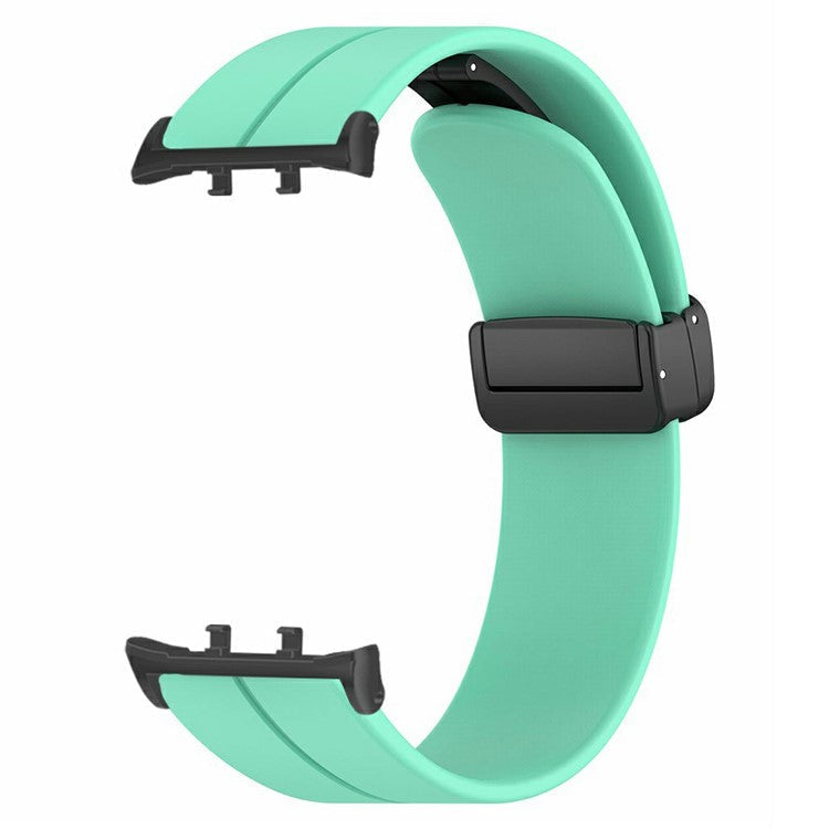 For Honor Watch 5 Bands Silicone Watch Strap with Magnetic Folding Clasp - Mint Green