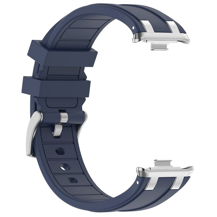 Silicone Watchband for Xiaomi Redmi Watch 5 / Watch 4 / Smart Band 9 Pro / 8 Pro Adjustable Wrist Strap - Navy Blue