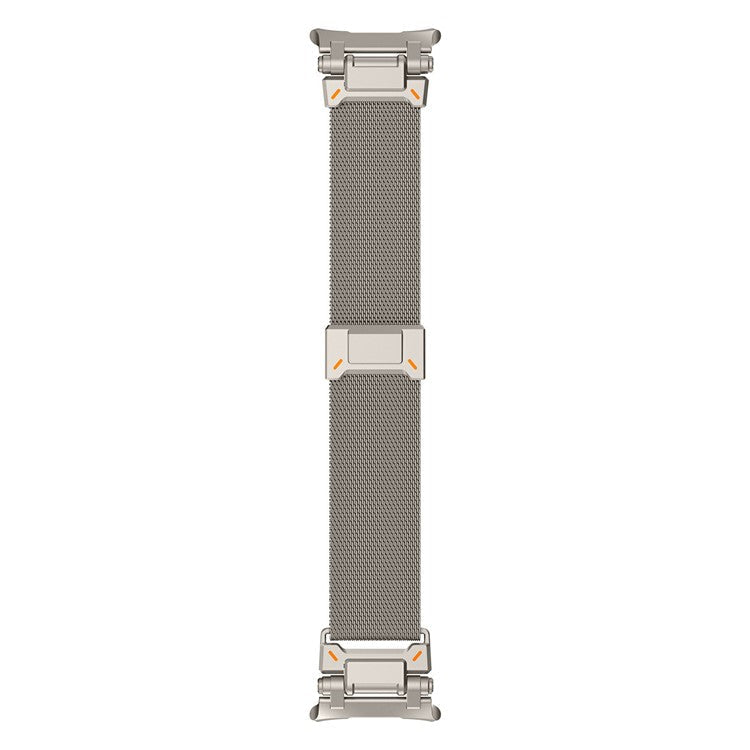 For Samsung Galaxy Watch Ultra 47mm Stainless Steel Milanese Magnetic Watch Strap - Titanium