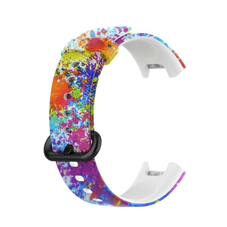 Pattern Printed Watchband Silicone Adjustable Smart Watch Strap for Xiaomi Redmi Watch / Mi Watch Lite - Colorful Print