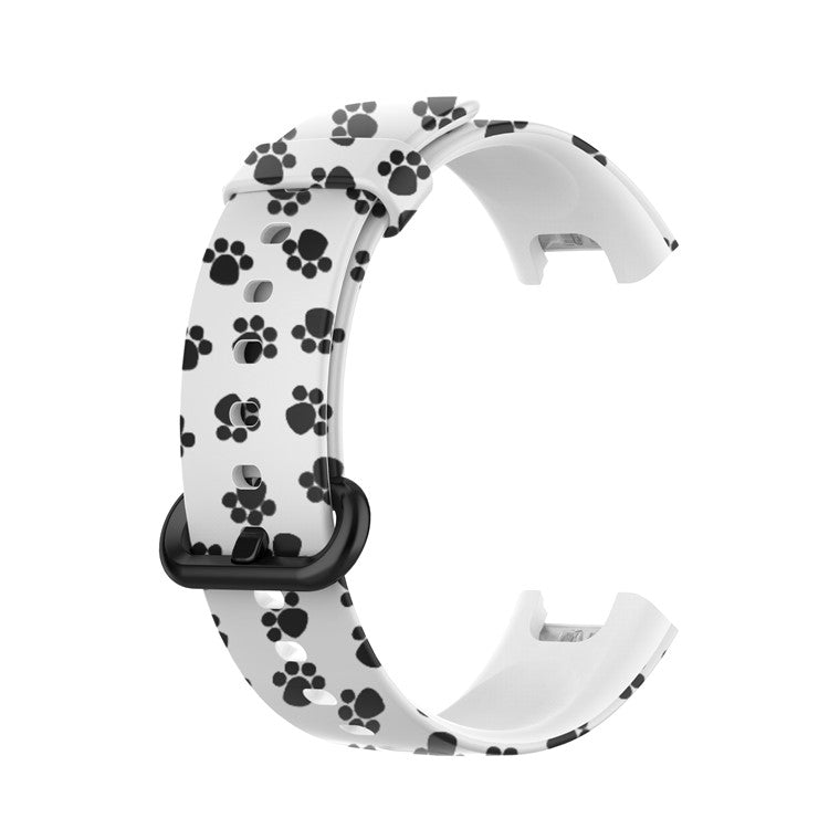 Pattern Printed Watchband Silicone Adjustable Smart Watch Strap for Xiaomi Redmi Watch / Mi Watch Lite - Paw