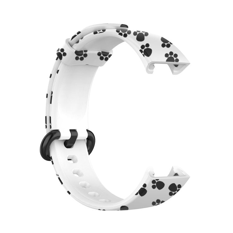 Pattern Printed Watchband Silicone Adjustable Smart Watch Strap for Xiaomi Redmi Watch / Mi Watch Lite - Paw