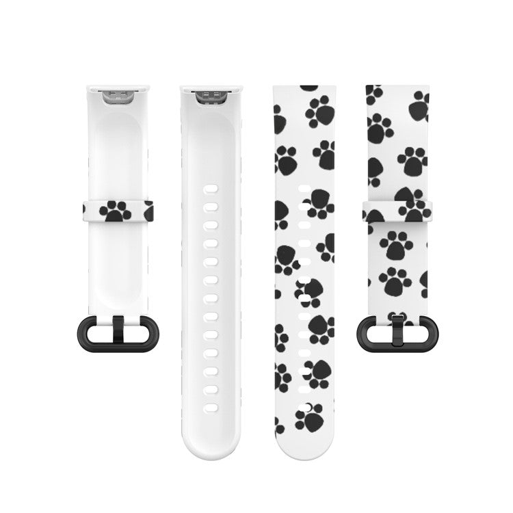 Pattern Printed Watchband Silicone Adjustable Smart Watch Strap for Xiaomi Redmi Watch / Mi Watch Lite - Paw
