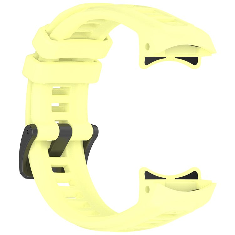 For Garmin Instinct E 45mm Smartwatch Band Breathable Sports Silicone Strap - Yellow