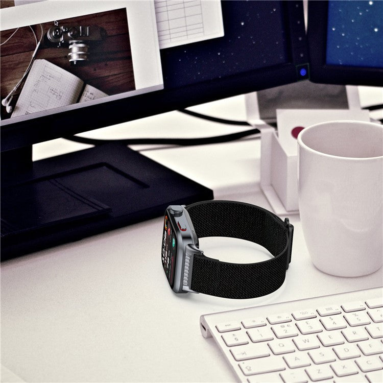 For Huawei Watch D2 Watch Band Nylon Braided Elastic Slide-Lock Clasp Breathable Strap - Blue Purple