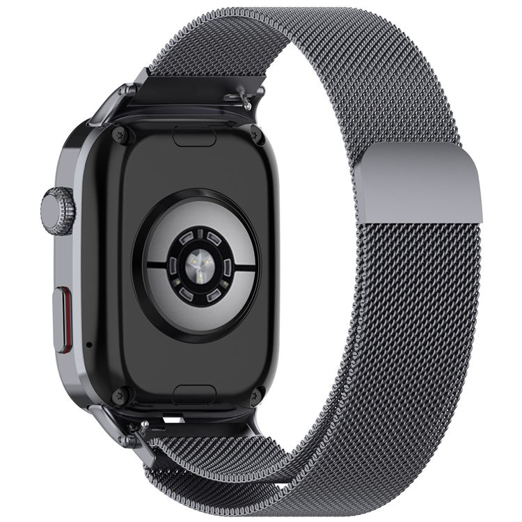 For Huawei Watch D2 Watch Band Magnetic Milanese Loop Stainless Steel Strap - Grey