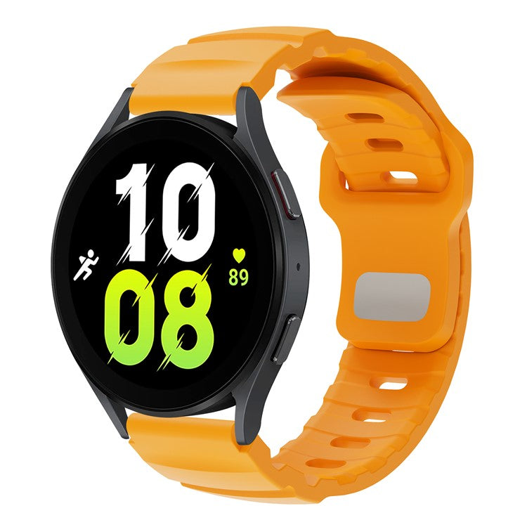 For Huawei Watch GT 5 46mm Fluorubber Strap 22mm Universal Adjustable Watch Band - Yellow