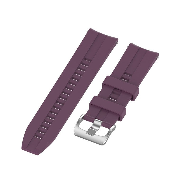 Silicone Smart Watch Band Replacement Adjustable Strap 20mm for Honor Watch ES - Dark Purple