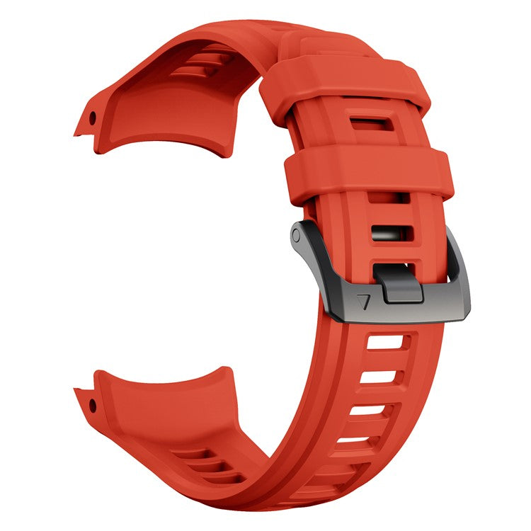 For Garmin Instinct 3 AMOLED 45mm / Instinct 3 Solar 45mm Smartwatch Band Breathable Sports Silicone Strap - Red