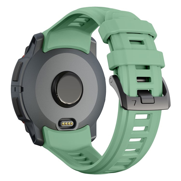 For Garmin Instinct 3 AMOLED 50mm / Instinct 3 Solar 50mm Smartwatch Band Breathable Sports Silicone Strap - Green