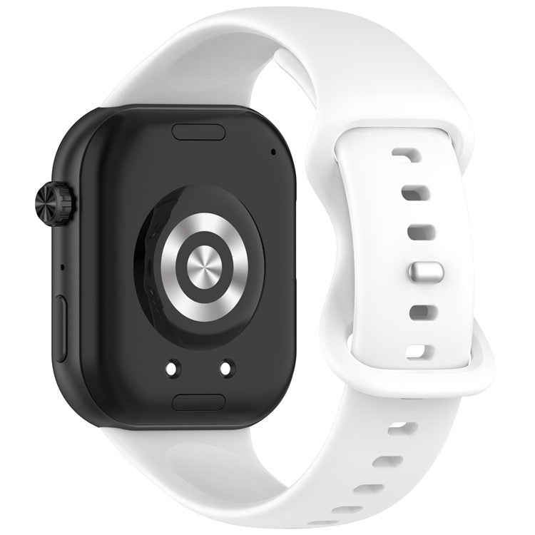 For Honor Choice ROSSINI 2i Silicone Watch Strap Reverse Buckle Sports Wrist Band - White