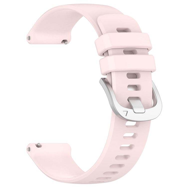 For Garmin Approach S50 Smartwatch Band 20mm Adjustable Sports Silicone Strap - Light Pink