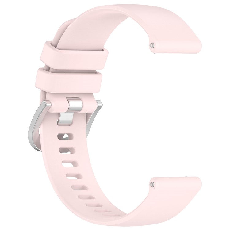For Garmin Approach S50 Smartwatch Band 20mm Adjustable Sports Silicone Strap - Light Pink