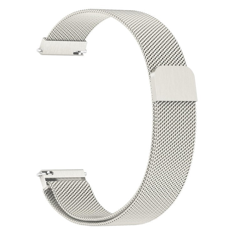 For Nokia Withings Steel HR 36mm / Steel Watch Band Magnetic Milanese Stainless Steel Strap - Starlight
