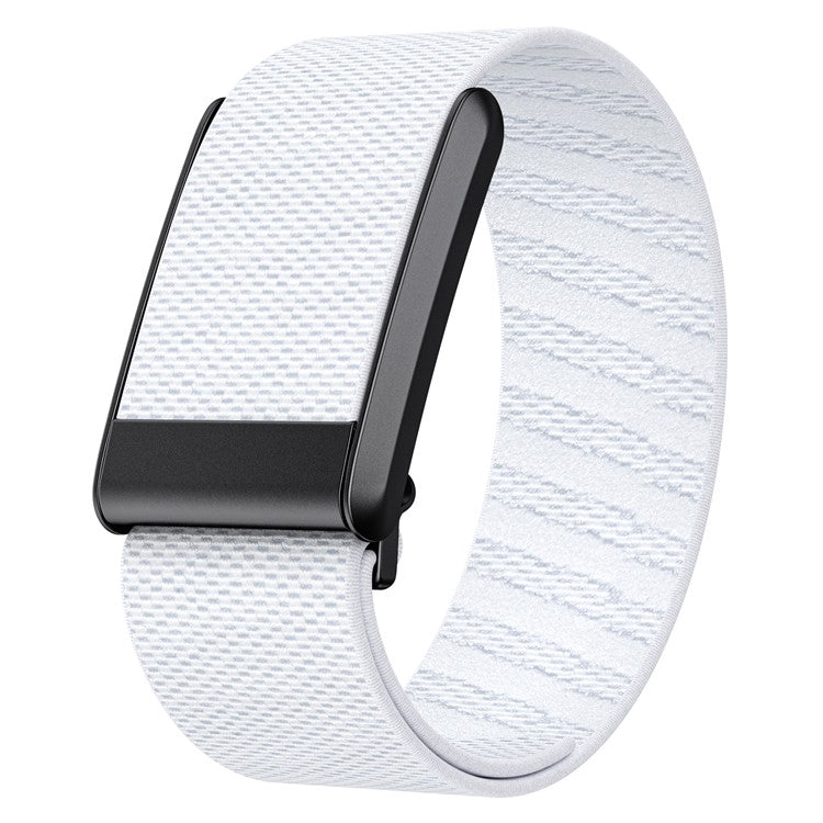 KALEBOL For WHOOP 4.0 Watch Strap Twill Elastic Nylon Woven Wrist Band - White