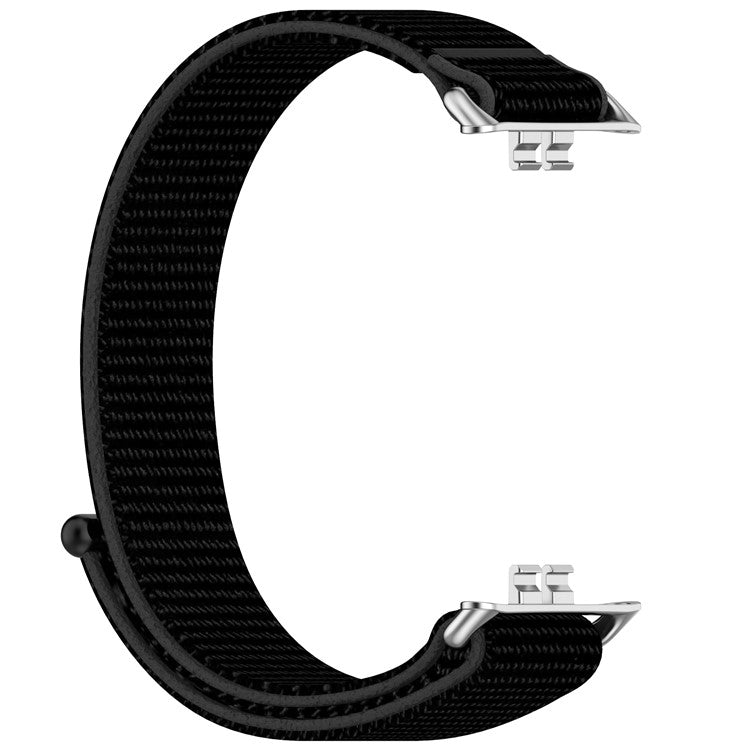 KALEBOL For Honor Choice ROSSINI 2i Watch Strap Magic Tape Nylon Replacement Wrist Band - Black