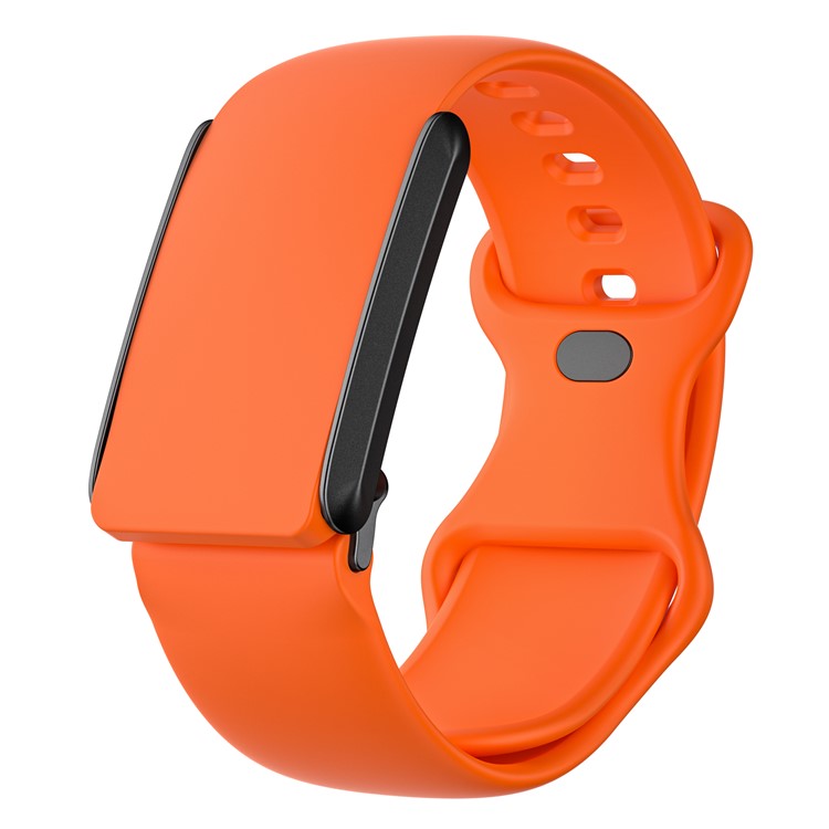 KALEBOL For WHOOP 4.0 Watch Band 8-Shaped Buckle Silicone Wristband Adjustable Strap - Orange