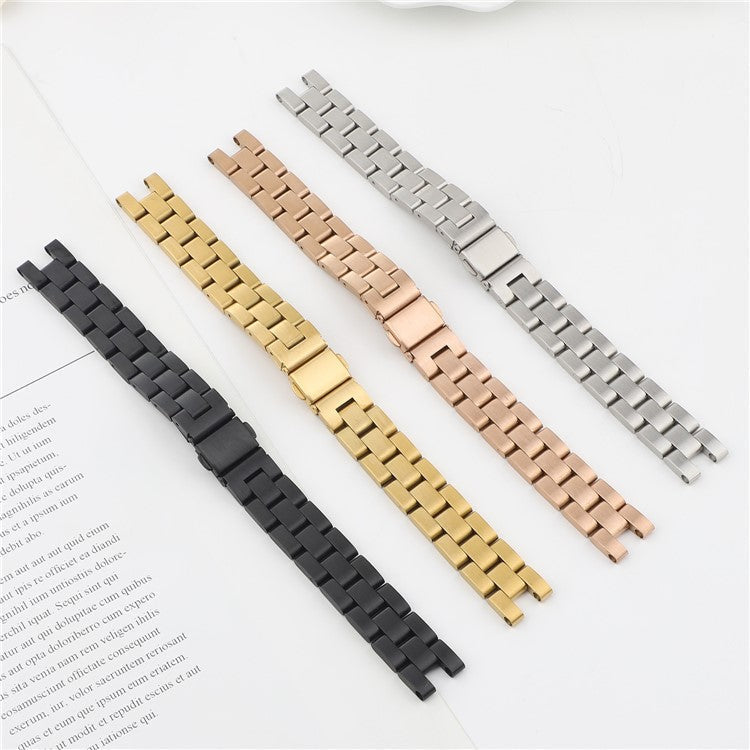 Stainless Steel Adjustable Smart Watch Band Replacement Strap for Garmin Lily - Silver