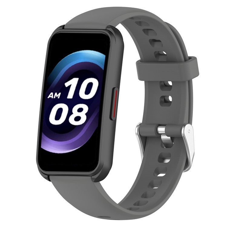 16mm Smartwatch Band for Keep B5 / B4 Lite / Huawei TalkBand B7 Adjustable Silicone Strap - Dark Grey